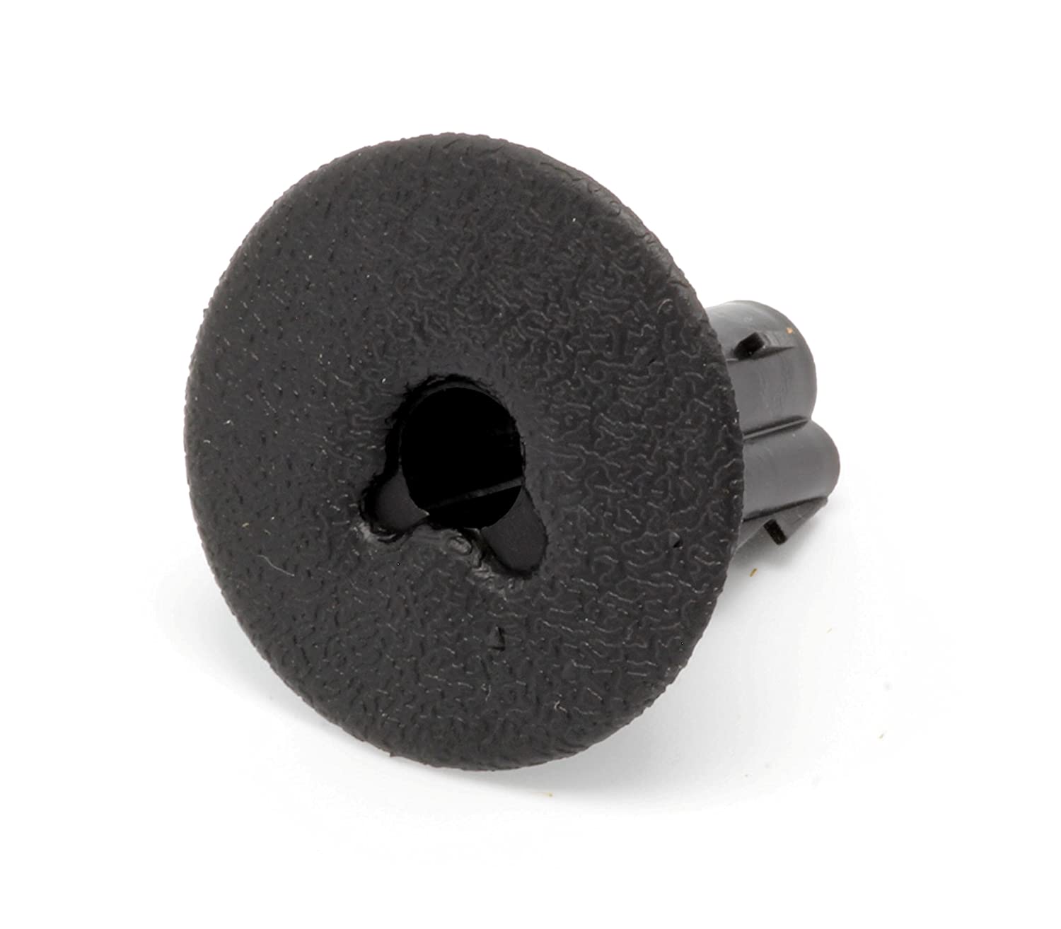 Single Feed Thru Bushing - (Black) RG6 Feed Through Bushing (Grommet) Replaces Wallplates (Wall Plates) For Coax Coaxial Cable, Network Cable, CCTV - Indoor/ Outdoor Rated - 10 Pack