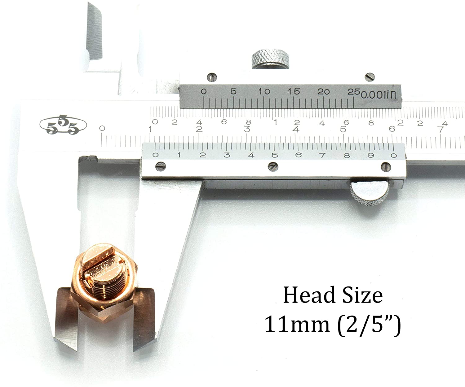 Size #8 Grounding Split Bolt - Superior Strength Split Bolt Connector Size 8 for Copper Conductors - US Manufactured - UL Listed -for: Antenna, Satellite, DIRECTV, CATV, and more - 10 Pack
