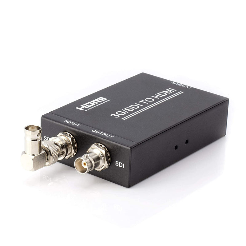 Right Angle BNC Connector - 4 Pack - BNC Elbow Male Female Adapter / 90 Degree Coaxial Connector / High Quality, well built, professional quality - HD SDI