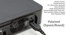 Two Pack of Power Cords - Includes Polarized and Figure 8 - 2 Prong 6ft