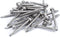 #12 Size, 2" Length (51mm) - Self Tapping Screw -- Self Drilling Screw - 410 Stainless Steel Screws = Exceptional Wear and Very Corrosion Resistant) - Hex and Phillips Head - 100pcs