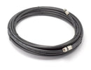 40 Foot Black - Solid Copper Coax Cable - RG6 Coaxial Cable with Connectors, F81 / RF, Digital Coax for Audio/Video, Cable TV, Antenna, Internet, & Satellite, 40 Feet (12 Meter)