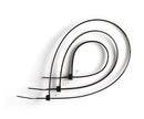 17 inch Grey Nylon Zip Ties - Strong Zip Tie, Wire Ties - Indoor and Outdoor Rated - No Tools Needed , Zip Ties (Wire Ties, Cable Ties), 100 Pack - Grey - 17"