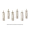 RF (F81) and RCA Coaxial Adapter - RCA Male to Female F81 (F-Pin) Connector, Adapter, Coupler, and Converter - For RG11, RG6, RG59, RG58, SDI, HD SDI, CCTV - 100 Pack