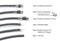 150' Feet, Black RG6 Coaxial Cable (Coax Cable) | Compression Connectors, F81/RF