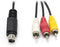 10 Pin to Composite Cable; NOT S-VIDEO CABLE, for Audio and Video; 10 DIN pin to AV - Connects to H25, C31, C41, C41-W, C51, C61, & C61-K- DIRECTV and AT&T Replacement Cable - 12ft