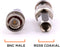 RG59 Coaxial Cable Connector, Screw On (Twist On) - SDI, HD-SDI, CCTV, Security, Video Card, Camera, Solderless - RG59 - Pack of 4