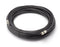 125' Feet, Black RG6 Coaxial Cable (Coax Cable) with Weather Proof Connectors, F81 / RF, Digital Coax - AV, Cable TV, Antenna, and Satellite, CL2 Rated, 125 Foot