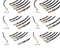 Digital Coaxial Cable Kit with Universal Ends -RG6 Coax Cable and six (6) Piece Adapter Kit includes Male Female RCA BNC F81, and Barrel Connectors - Black, 75 Feet
