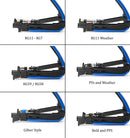Coaxial Compression Tool - RG59, RG6, RG7, and RG11 Compression for F81 / RF Connectors - Adjustable length and type, for almost all connectors manufactured