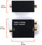 Digital Optical Audio Converter Kit - Digital Optical Coax to Analog RCA Audio Adapter with RCA and Toslink (Fiber) Cable