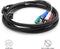 10 Pin Audio and Video Cable NOT S-VIDEO CABLE; for: H25, C31, C41, c41-W, C51 Direct Replacement 10 Pin to RGB; Component Red-Green-Blue and Composite Red-White Cable - for Directv