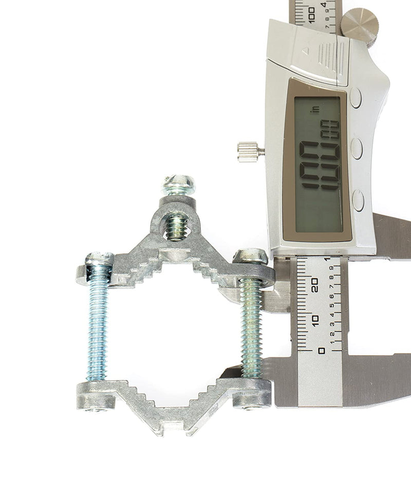 Electrical Grounding Rod Clamp - Direct Burial Hex Head Grounding Clamp, Adjustable 1 inch Ground - UL Listed - Antenna, Satellite Dish, Cable TV - 1 Pack