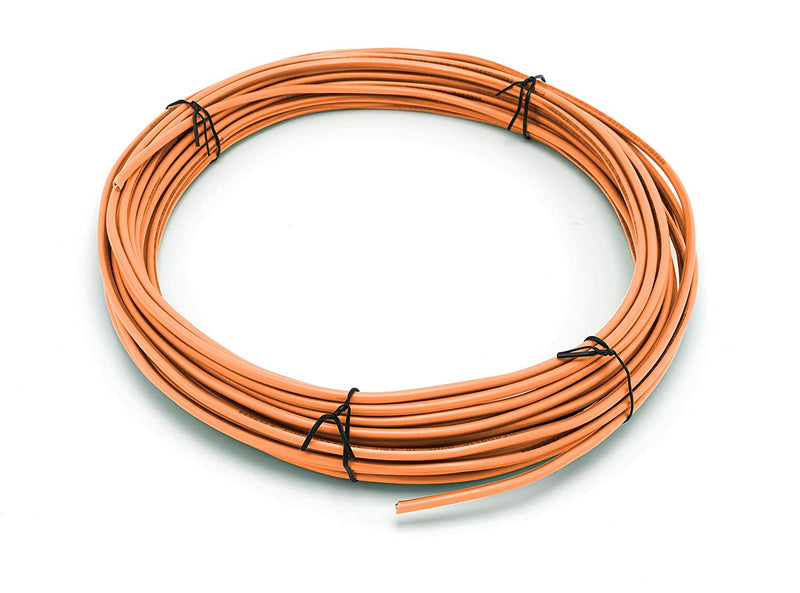 100 Feet (30 Meter) - Insulated Solid Copper THHN / THWN Wire - 12 AWG, Wire is Made in the USA, Residential, Commerical, Industrial, Grounding, Electrical rated for 600 Volts - In Orange
