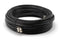 100ft Dual with Ground RG6 Coaxial Twin Coax Cable (Siamese Cable) with 18AWG Copper Ground Wire, Satellite, Antenna & CATV Quality Compression Connectors, Black