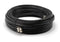 150ft Dual with Ground RG6 Coaxial Twin Coax Cable (Siamese Cable) with 18AWG Copper Ground Wire, Satellite, Antenna & CATV Quality Compression Connectors, Black