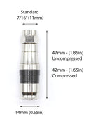 Coaxial Cable Compression Fitting - Connector Multipack for RG59, RG6, and RG11 Coax Cable - with Weather Seal O Ring and Water Tight Grip (50 Pack of Each - 150 Connectors Total)