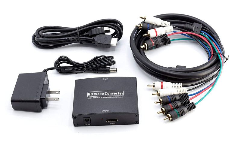 Component YPbPr to HDMI Converter Kit - RGB to HDMI Adapter with – THE CO