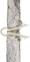 Stucco and Drywall Cable Clips for Coaxial and similar Cables - High Quality Push-In Masonry Anchors - RG59, RG6, Ethernet, and Similar - Cable Clips, Pack of 100 - White