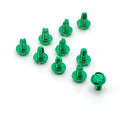 Self Tapping Green Ground Screws - Hex Head and Flat Head Screw - Bonding and Grounding Tools Edition - UL Listed - Antenna, Satellite Dish, Cable TV - 100 Pack