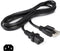 AC Power Cord (3 Prong) - 10 Feet (3 Meter), Black - Premium Quality Copper Wire Core - Computer, Medical, Server & Desktop - NEMA 5-15 to C13 / IEC 320 - UL Listed Power Cable