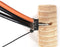 Cable Tie Base Saddle Mount Wire Holder Organizer - Zip Tie Mounting Block - Wire Bundle Tie Mount for Zip Ties Black - 100 Pack