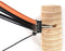 Cable Tie Base Saddle Mount Wire Holder Organizer - Zip Tie Mounting Block - Wire Bundle Tie Mount for Zip Ties Black - 50 Pack