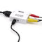 RCA to HDMI Converter (Analog to Digital Converter) - Converts FROM RCA/Composite/Red-White-Yellow - Does not work in reverse - UP CONVERTS - White Kit