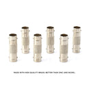 BNC Connectors, Female to Female Coupler - 50 Pack - (Barrel Connector) Adapter for Security Camera CCTV, SDI, HD-SDI