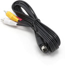 10 Pin to Composite Cable; NOT S-VIDEO CABLE, for Audio and Video; 10 DIN pin to AV - Connects to H25, C31, C41, C41-W, C51, C61, & C61-K- DIRECTV and AT&T Replacement Cable - 6ft