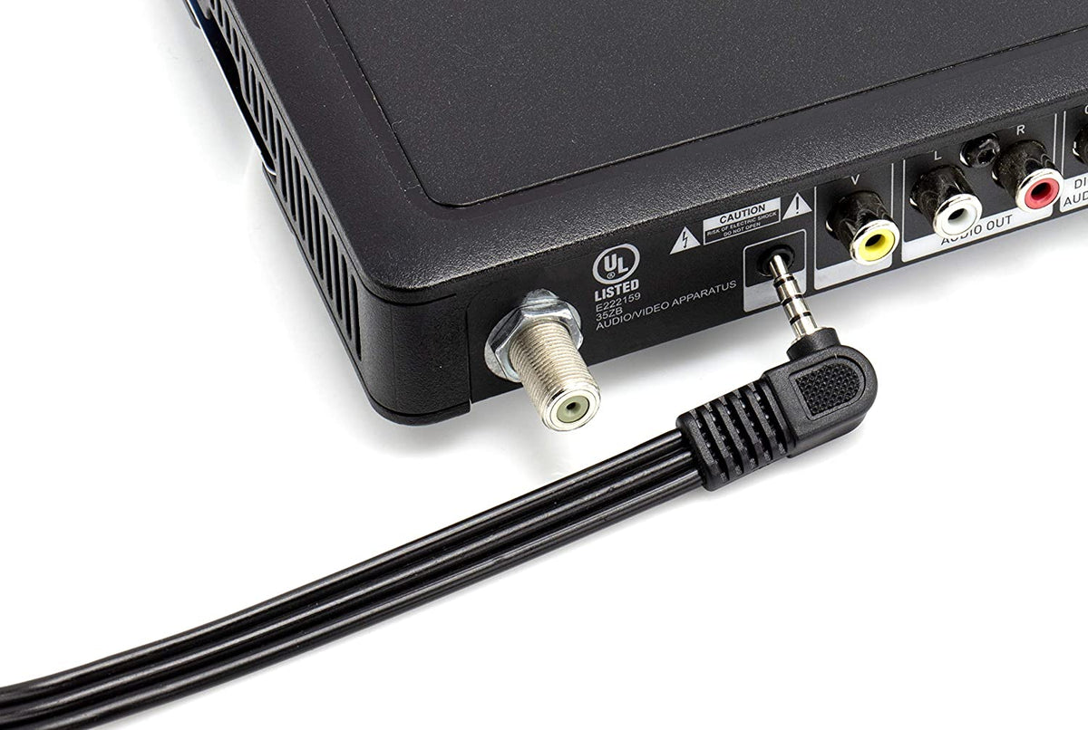 3.5mm Male Jack to RCA Male Video and Audio Cable - Compatible with Roku and Tivo - NOT FOR CAMERAS - Composite Video Cable Connector (Red White Yellow) - 6 Feet, 3 Pack