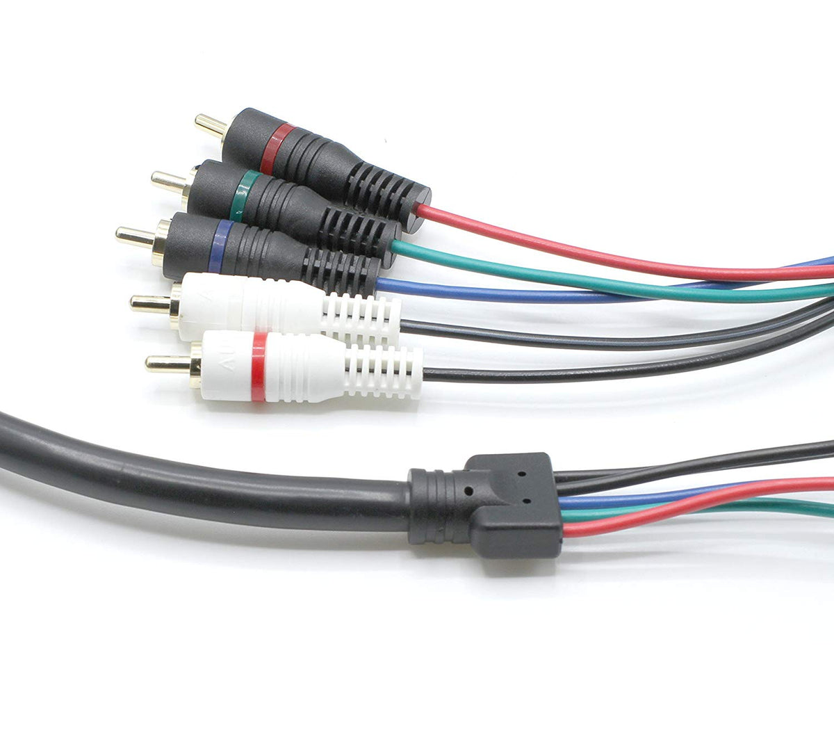 RCA Component Audio Video Cable – Gold Plated Edition | 1 Pack 6 FT | 720p 1080i