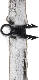 Stucco and Drywall Cable Clips for Coaxial and similar Cables - High Quality Push-In Masonry Anchors - RG59, RG6, Ethernet, and Similar - Cable Clips, Pack of 50 - Black