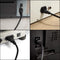 AC Power Cord (3 Prong) - 15 Feet (4.5 Meter), Black - Premium Quality Copper Wire Core - Computer, Medical, Server & Desktop - NEMA 5-15 to C13 / IEC 320 - UL Listed Power Cable