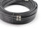 25ft Dual with Ground RG6 Coaxial Twin Coax Cable (Siamese Cable) with 18AWG Copper Ground Wire, Satellite, Antenna & CATV Quality Compression Connectors, Black