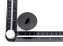 Dual Feed Thru Bushing - (Black) RG6 Feed Through Bushing (Grommet) Replaces Wallplates (Wall Plates) For Coax Coaxial Cable, Network Cable, CCTV - Indoor/ Outdoor Rated - 100 Pack