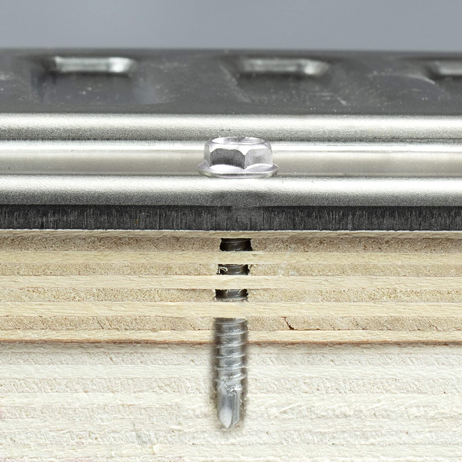 #10 Size, 1" Length (25mm) - Self Tapping Screw -- Self Drilling Screw - 410 Stainless Steel Screws = Exceptional Wear and Very Corrosion Resistant) - Hex and Phillips Head - 100pcs