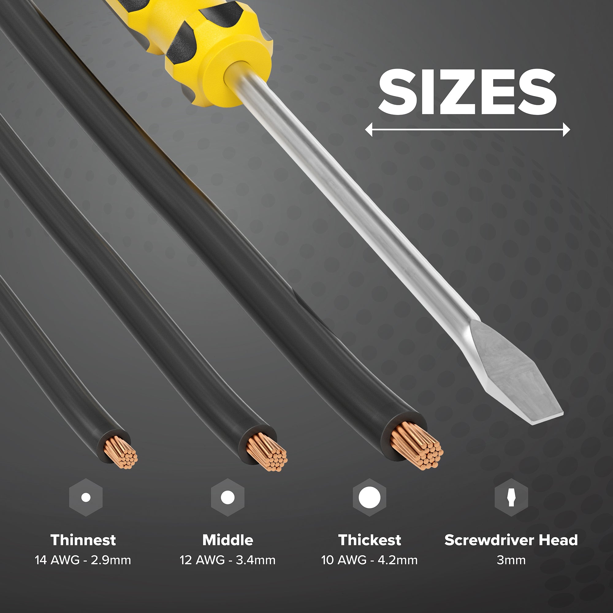 10 Feet (3 Meter) - Insulated Stranded Copper THHN / THWN Wire - 14 AWG, Wire is Made in the USA, Residential, Commercial, Industrial, Grounding, Electrical rated for 600 Volts - In Black