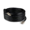 Black, 9 ft BNC to RCA RG6 Cable - Professional Grade - Male BNC to Male RCA Cable  - BNC Cable - 75 Ohm Coaxial, 50/75 Ohm Connectors, SDI, HD-SDI, CCTV, Camera, and More - 9 Feet Long, in Black