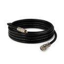 Black, 25 ft BNC to RCA RG6 Cable - Professional Grade - Male BNC to Male RCA Cable  - BNC Cable - 75 Ohm Coaxial, 50/75 Ohm Connectors, SDI, HD-SDI, CCTV, Camera, and More - 25 Feet Long, in Black