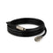 Black, 12 ft BNC to RCA RG6 Cable - Professional Grade - Male BNC to Male RCA Cable  - BNC Cable - 75 Ohm Coaxial, 50/75 Ohm Connectors, SDI, HD-SDI, CCTV, Camera, and More - 12 Feet Long, in Black