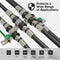 3 GHz High Frequency Ground Block - Quad Port - Weather Seal Boots for Coaxial Cable, Coax F Type approved for  Antenna, Satellite Dish, Cable TV - Four Port Grounding - 10 Pack