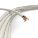 10 Feet (3 Meter) - Insulated Stranded Copper THHN / THWN Wire - 10 AWG, Wire is Made in the USA, Residential, Commercial, Industrial, Grounding, Electrical rated for 600 Volts - In White