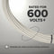 50 Feet (15 Meter) - Insulated Stranded Copper THHN / THWN Wire - 14 AWG, Wire is Made in the USA, Residential, Commercial, Industrial, Grounding, Electrical rated for 600 Volts - In White
