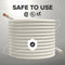 50 Feet (15 Meter) - Insulated Stranded Copper THHN / THWN Wire - 14 AWG, Wire is Made in the USA, Residential, Commercial, Industrial, Grounding, Electrical rated for 600 Volts - In White