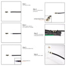 RG6 Coaxial Cable Connectors | Coax Compression Fittings w Water Tight – 10 ea
